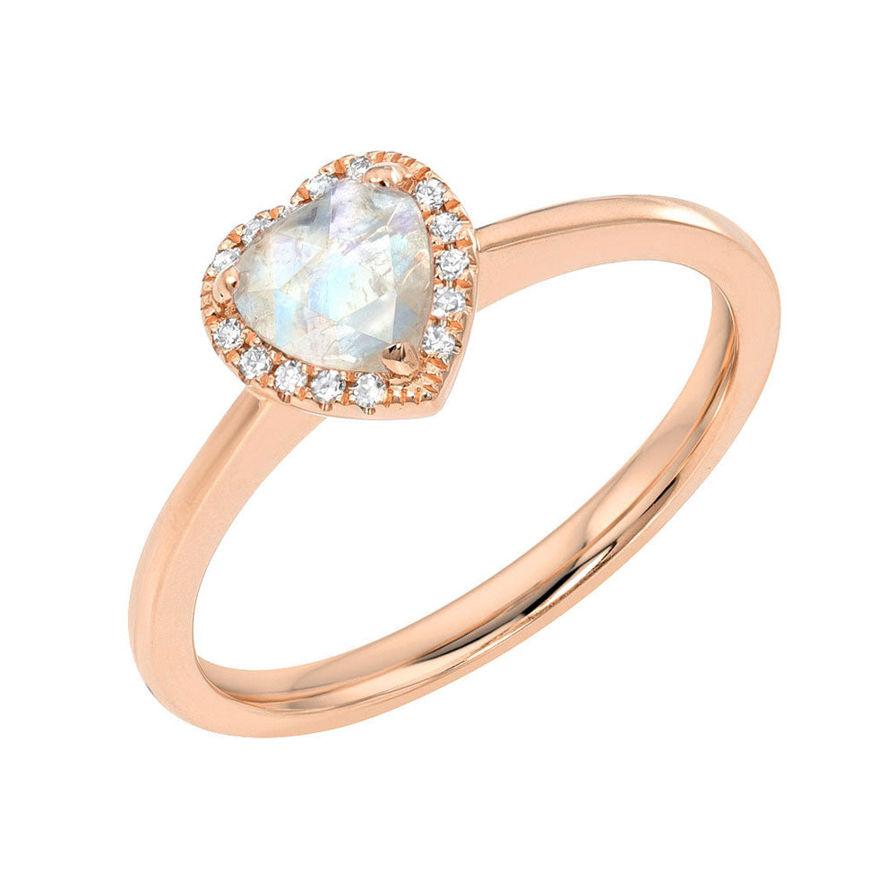 Ring Heart Zircon Stone Gold | Ring Cz Stones Jewelry Rings | Gold Ring  White Stone - Rings - Aliexpress
